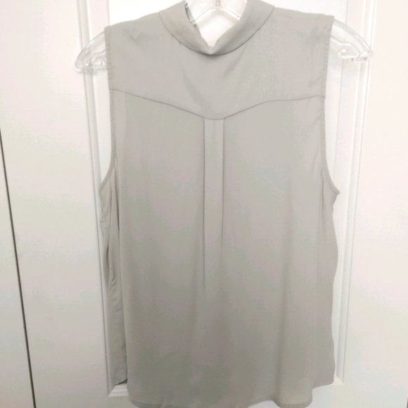 NEW Banana Republic gray size large sleeveless blouse Large - Picture 5 of 5